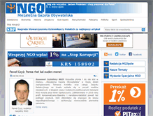 Tablet Screenshot of ngopole.pl